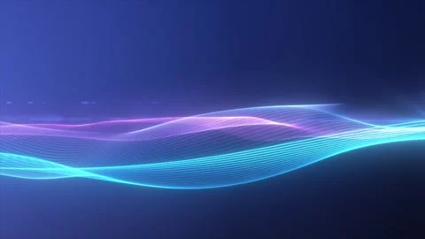 Light digital wave background Stock Footage 309583458