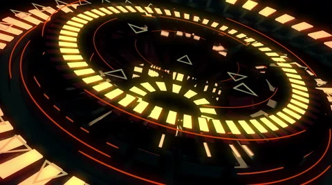 Light disco background with soft edges Stock Footage 68604320