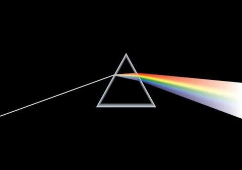 Light Dispersion Stock Illustration