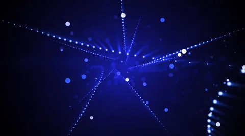 Light Dots Particles Background Stock Footage 52542724