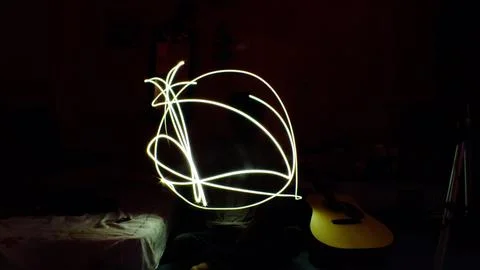 Light drawing Stock Photos