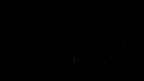 Light droplets of rain, falling in slow motion on an isolated background Stock Footage 126203815