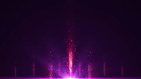 The light from the dust particles creates beautiful bokeh. elegant abstract Stock Footage 289213754