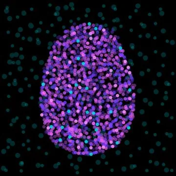 Light Easter egg Stock Illustration