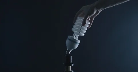 Light eco screw 1 스톡 동영상 87561198