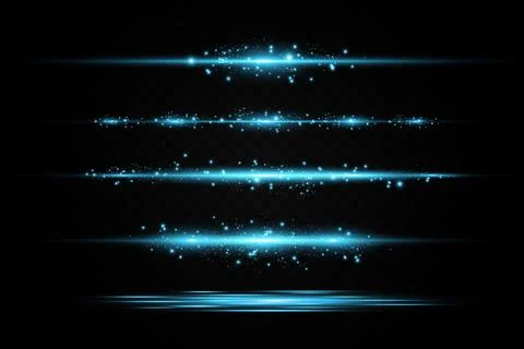 Light effect. Bright Star. Light explodes on a transparent background. Bright Stock Illustration