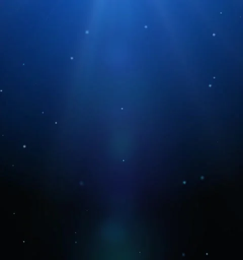 Light effect on deep blue sea green screen background Stock Footage 293284763