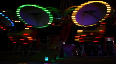 Light effect fairground Stockbeeldmateriaal 7731242