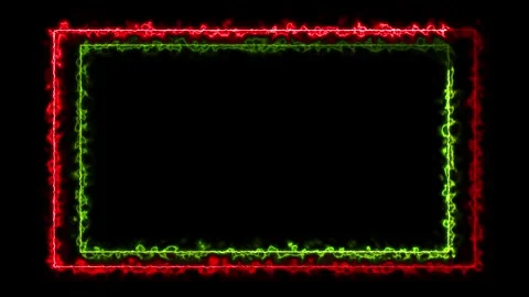 Light effect frame background. rectangular border with laser beams. Stock Footage 252998808