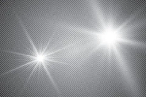 Light effect glow. Star flashed sequins. Abstract space background. Flash Highli Stock-Illustration