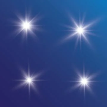 Light effect glow. Star flashed sequins. Abstract space background. Flash Highli Stock Illustration