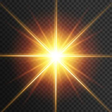 Light effect glow. Star flashed sequins. Abstract space background. Stock Illustration