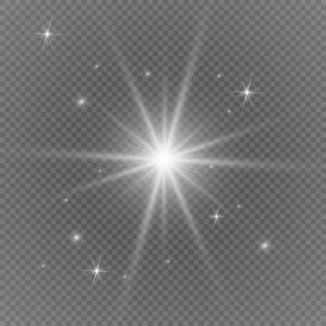 Light, effect, glow, transparent, isolated, burst, flash, background, sparkle, s Stock Illustration