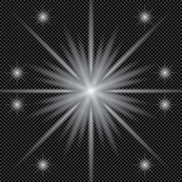 Light, effect, glow, transparent, isolated, burst, flash, background, sparkle, s Stock Illustration