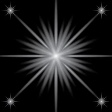 Light, effect, glow, transparent, isolated, burst, flash, background, sparkle, s Stock Illustration