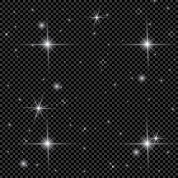 Light, effect, glow, transparent, isolated, burst, flash, background, sparkle, s Stock Illustration