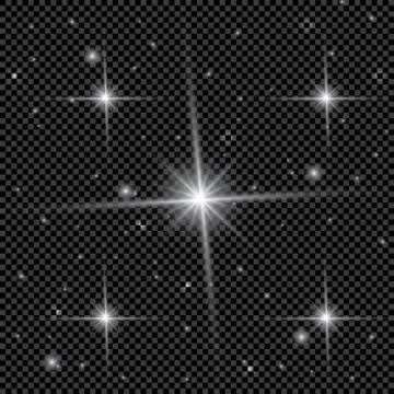 Light, effect, glow, transparent, isolated, burst, flash, background, sparkle, s Stock Illustration