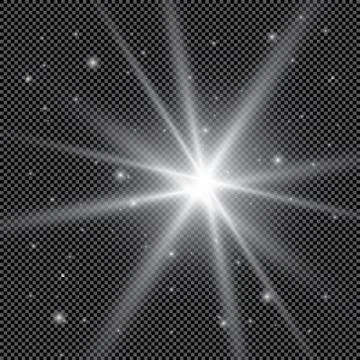 Light, effect, glow, transparent, isolated, burst, flash, background, sparkle, s Stock Illustration