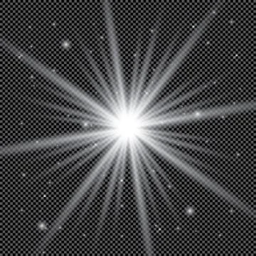 Light, effect, glow, transparent, isolated, burst, flash, background, sparkle, s Stock Illustration