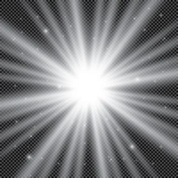 Light, effect, glow, transparent, isolated, burst, flash, background, sparkle, s Stock Illustration