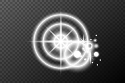 Light effect isolated flare explosion shiny dust line solar flare spark star イラスト素材