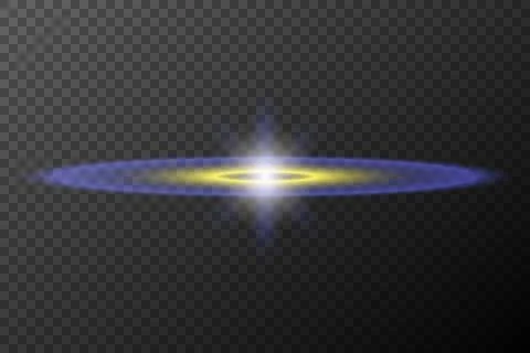 Light effect isolated flare explosion shiny dust line solar flare star spark  Stock-Illustration