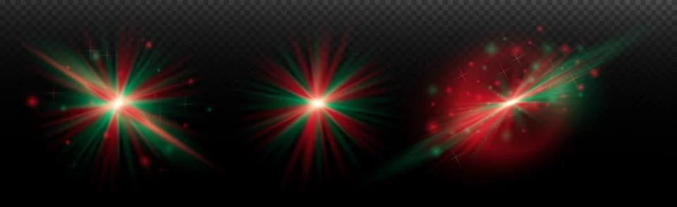 Light effect: isolated flare, tire explosion, dust line, sun flare, star spar Stock Illustration