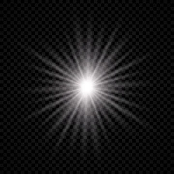 Light effect of lens flare Stock Illustration