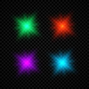 Light effect of lens flare Illustrazione stock