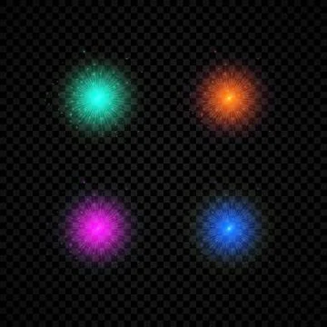 Light effect of lens flare Stockillustratie