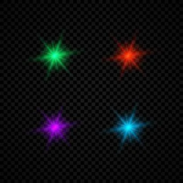 Light effect of lens flare Stockillustratie