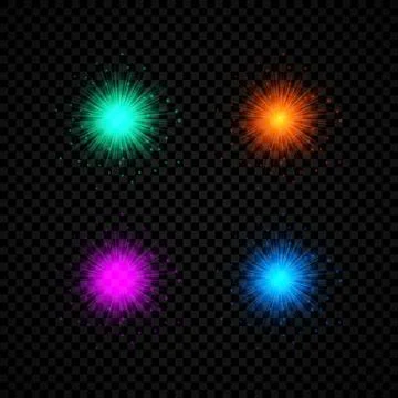 Light effect of lens flare Stock Illustration