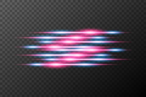 Light effect pink blue isolated flare explosion shiny dust line solar flare s Stock Illustration