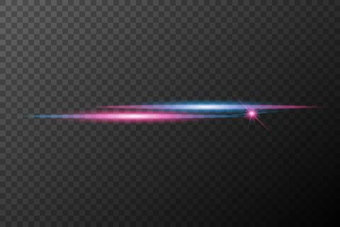 Light effect pink blue isolated flare explosion shiny dust line solar flare s Illustrazione stock