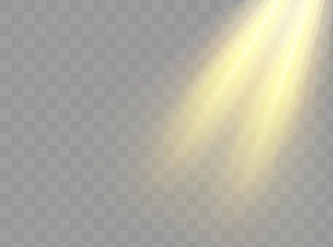 Light effect set. Glow isolated white transparent light effect set, lens fl.. Stock Illustration