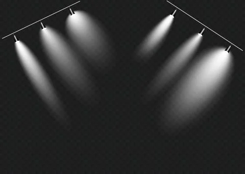 Light effect - spotlight. EPS 10 vector file included. Stock Illustration