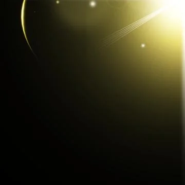 The light effect star flashed. Bright light and flash. On a transparent bac.. Stock Illustration