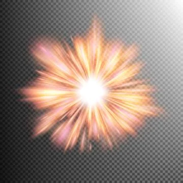 Light effect stars bursts. EPS 10 Stockillustratie