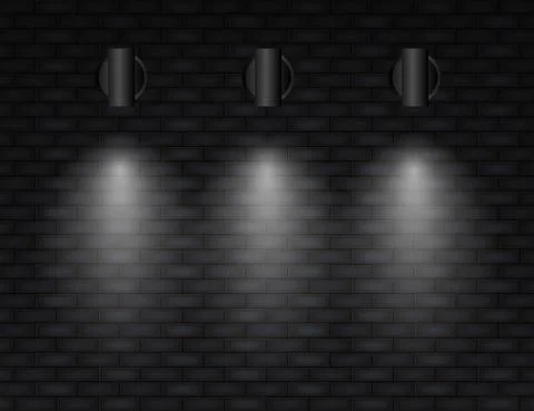 Light effect on wall background. Modern picture. Vector background Stock Illustration
