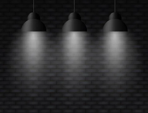 Light effect on wall background. Modern picture. Vector background Stock Illustration