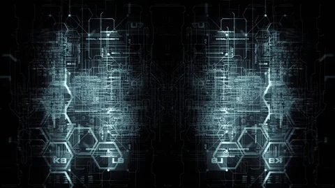 Light effects of an advanced and complex scene 스톡 동영상 94727671