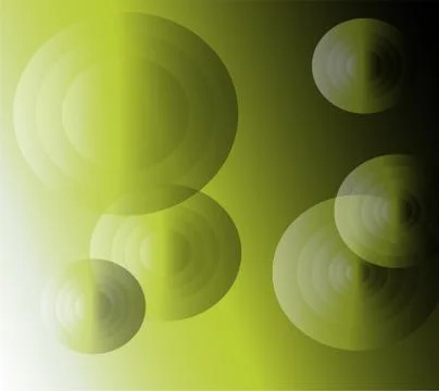 Light effects circle green background  Illustrazione stock