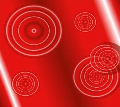 Light effects circle red background  Illustrazione stock