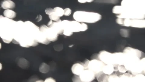 Light effects of flowing water from the stream Stock-Footage 262439360
