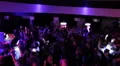 Light effects, people dancing silhouettes, nightclub atmosphere HD Footage