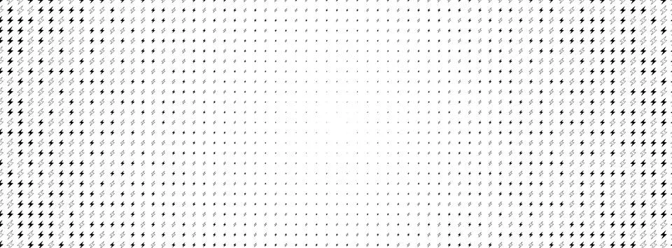 Light electric pattern energy current, lightning bolt icons texture glowing on 스톡 일러스트