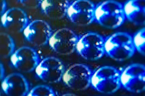 Light emitting diodes for LED display. Digital LED screen background Stock Photos
