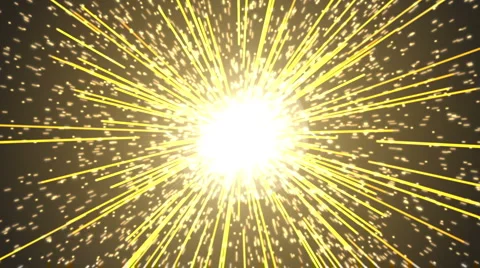 Light emitting streaks with particles Stock Footage 1090403