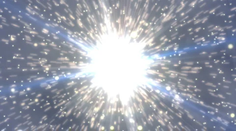 Light emitting streaks with particles Stock Footage 1090443