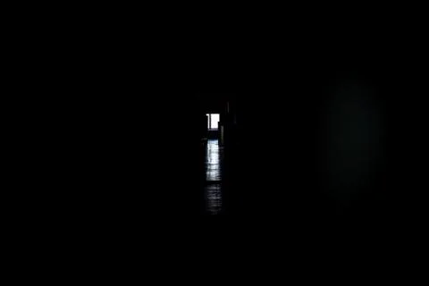 Light at the end of the corridor Stock Photos